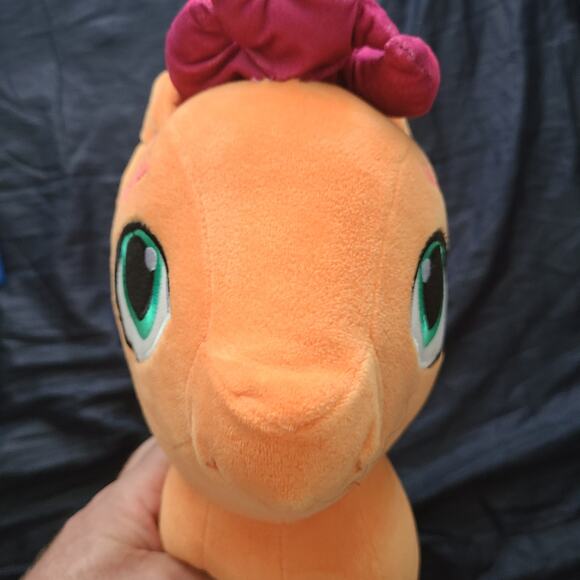 MY LITTLE PONY NEW Movie Star Sunny Starscout Cuddle Pillow Plush Toy 16” Large - Picture 4 of 5